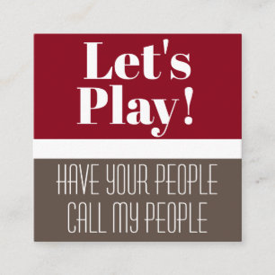 Child's Playdate Card Modern & Fun