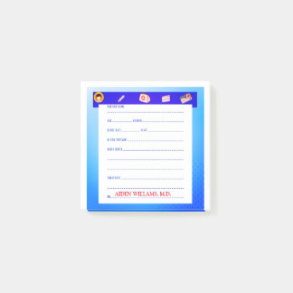 Child's Pretend Doctor Pad-Personalised Post-it Notes