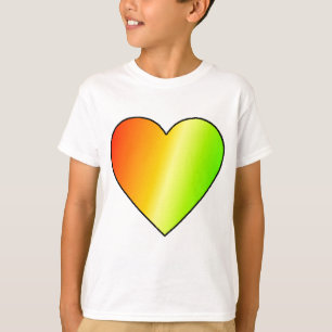 Childs Rainbow Heart T-Shirt