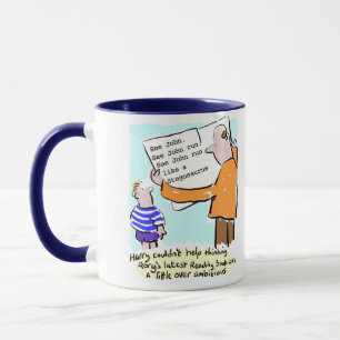 Child's Reading Book Quite Ambitious. Teacher's Mug