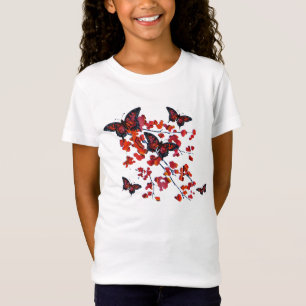 Childs Red Butterfly T-Shirt