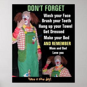 CHILD'S REMINDER LIST  poster