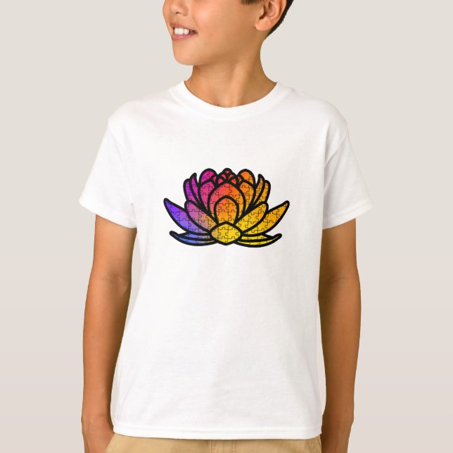 Child's Shirt Head - Lotus Flower (Front)