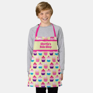 CHILD'S Sweet Cupcake Treats Personalised Apron