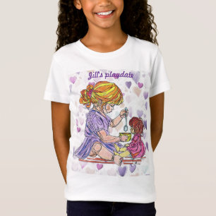 Child's T-shirt Girl and Babydoll