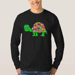 Childs Turtle To Tortoise Abstract Colour Circles T-Shirt