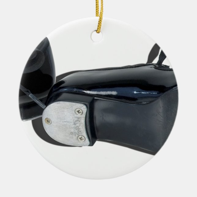 ChildTapShoes070515.png Ceramic Tree Decoration (Front)