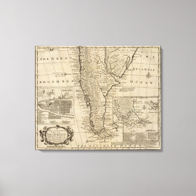 Chile 6 canvas print (Front)