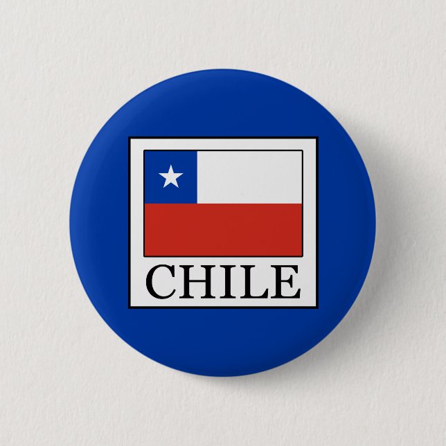 Chile 6 Cm Round Badge (Front)