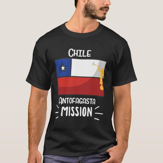 Chile Antofagasta Mormon LDS Mission Missionary T-Shirt (Front)