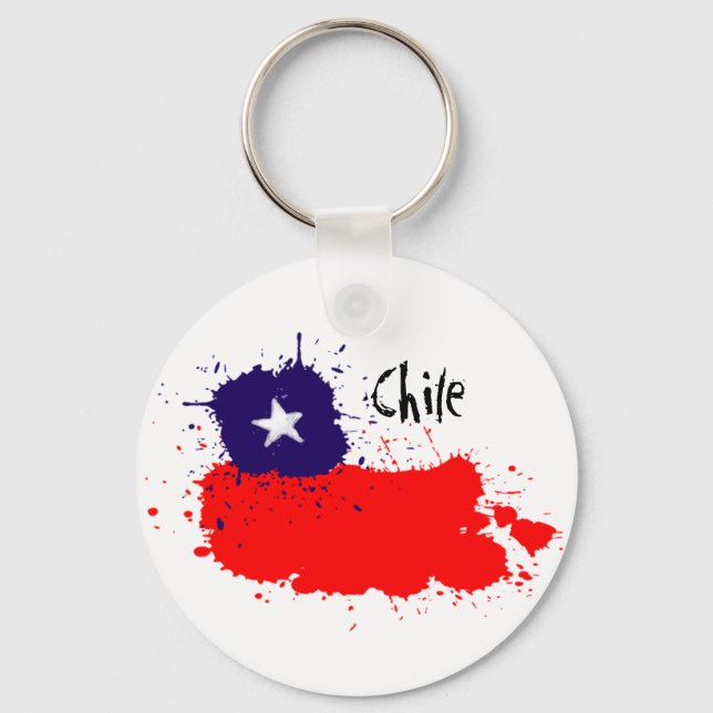 Chile artsy keychain (Front)