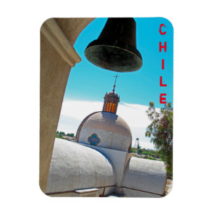 Chile bell tower magnet