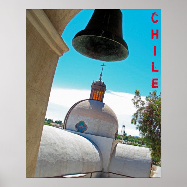 Chile bell tower poster (Front)
