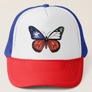 Chile Butterfly Monarque Flag Trucker Hat