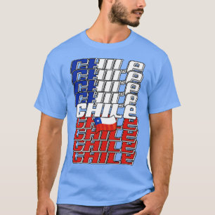 Chile Cascade text 3 T-Shirt