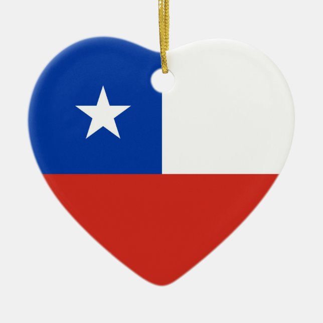 CHILE CERAMIC TREE DECORATION (Front)