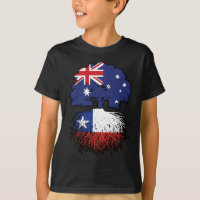 Chile Chilean Australian Australia Tree Roots Flag