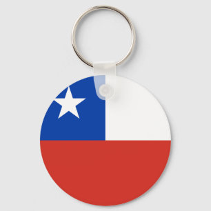 Chile (Chilean) Flag Key Ring