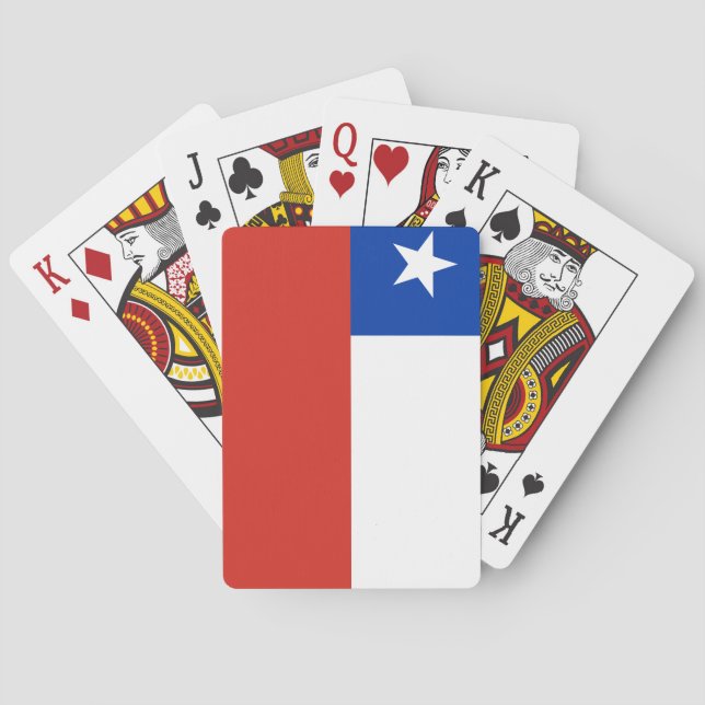 Chile (Chilean) Flag Playing Cards (Back)