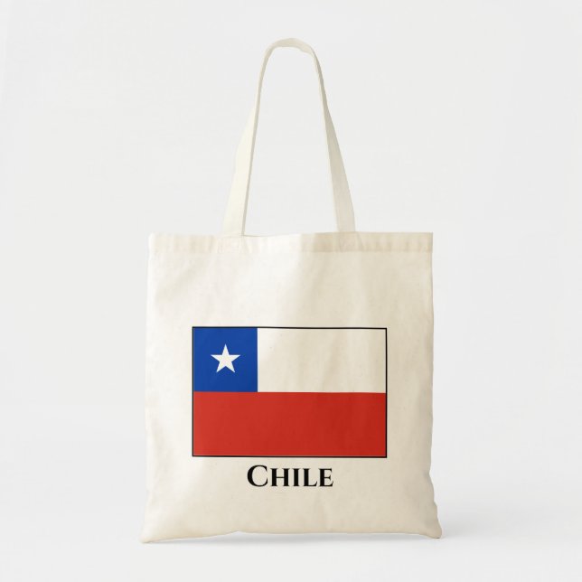Chile (Chilean) Flag Tote Bag (Front)