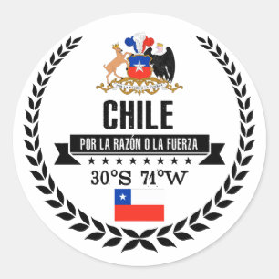 Chile Classic Round Sticker
