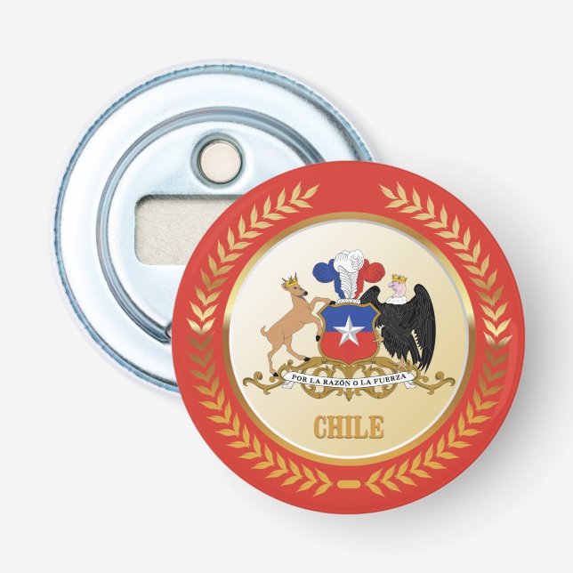 Chile Coat Of Arms Bottle Opener (Front)