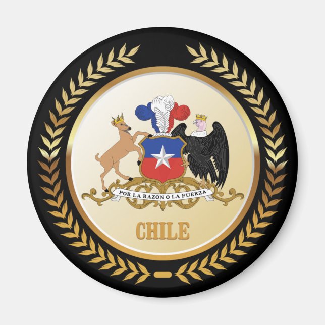 Chile Coat Of Arms Magnet (Front)