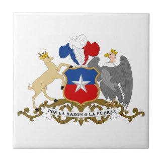 Chile Coat Of Arms Tile