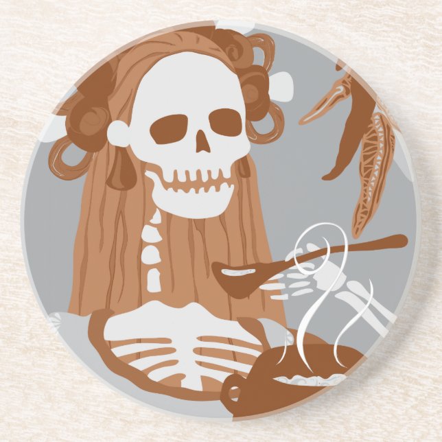 chile colorado : orange burn coaster (Front)
