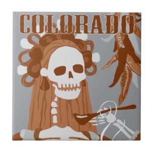 chile colorado : orange burn tile