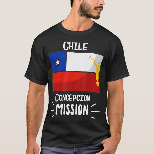 Chile Concepcion Mormon LDS Mission Missionary T-Shirt (Front)