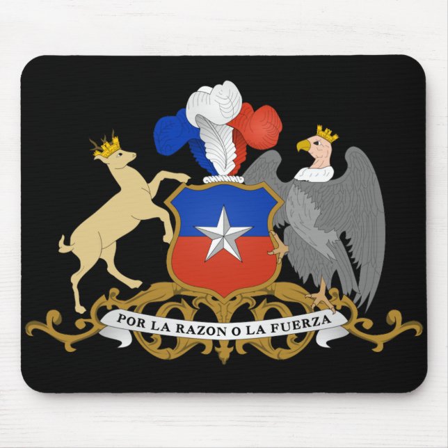 chile emblem mouse mat (Front)
