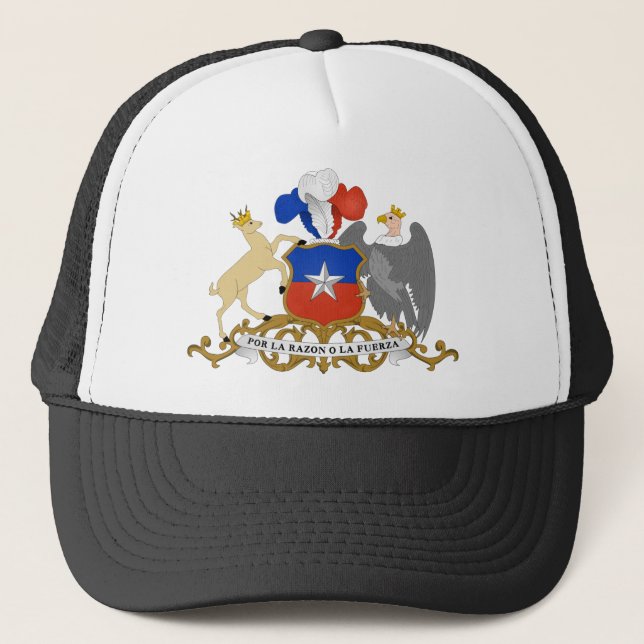 chile emblem trucker hat (Front)