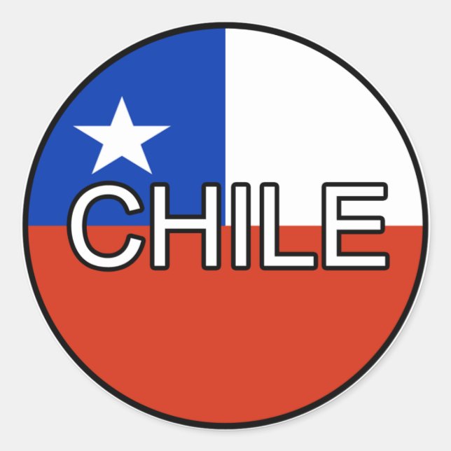 Chile Euro Sticker (Front)