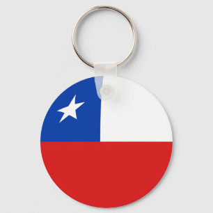 Chile Fisheye Flag Keychain