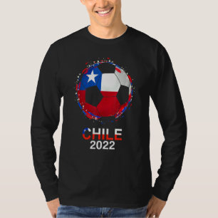 Chile Flag 2022 Supporter Chilean Soccer Team Chil T-Shirt