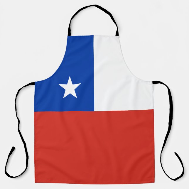 Chile Flag Apron (Front)