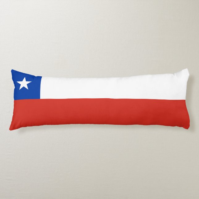 Chile Flag Body Cushion (Front)
