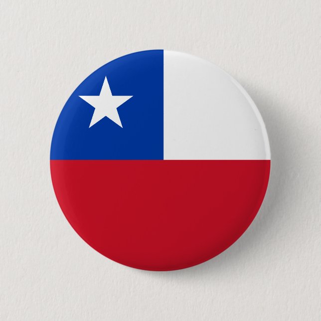Chile Flag Button (Front)