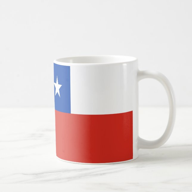  Chile Flag Ceramic Mug (Right)