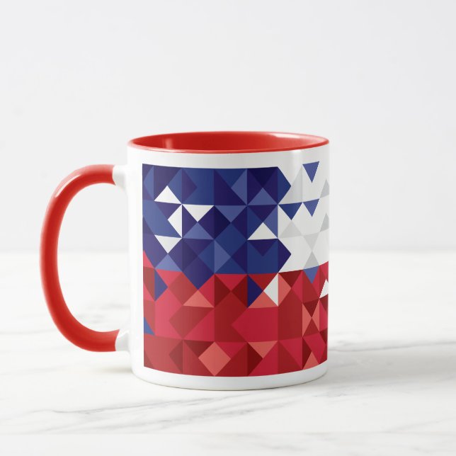 Chile Flag, Chilean Colours Mug (Left)