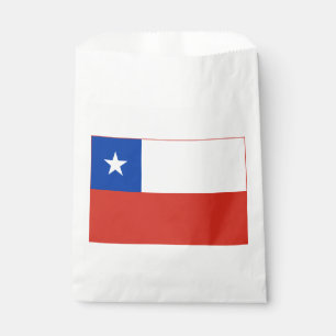 Chile Flag Favour Bags