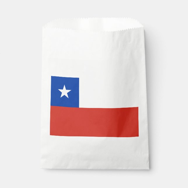 Chile Flag Favour Bags (Front)