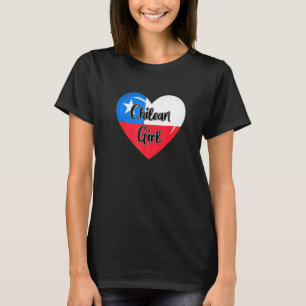 Chile Flag For Women Chilean Girl T-Shirt