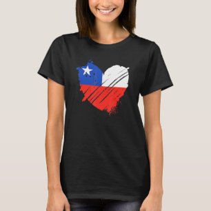 Chile Flag I Love Chile It Is In My Dna For Chilea T-Shirt