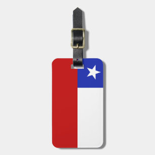 Chile Flag Luggage Tag