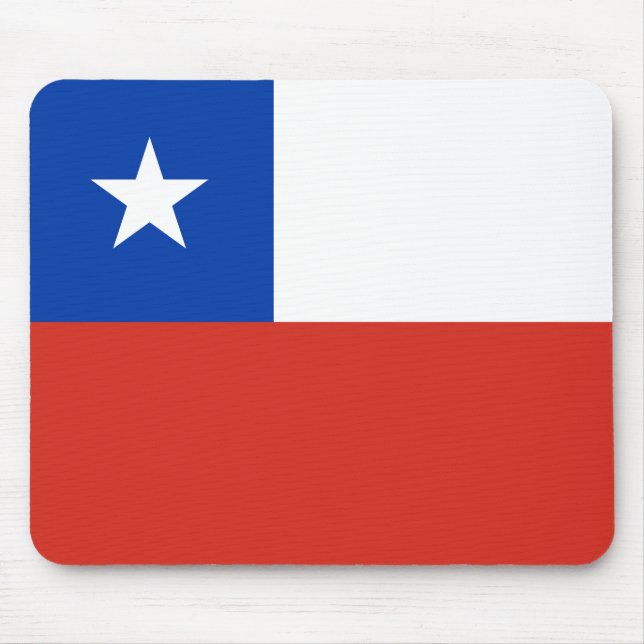 Chile Flag Mouse Mat (Front)
