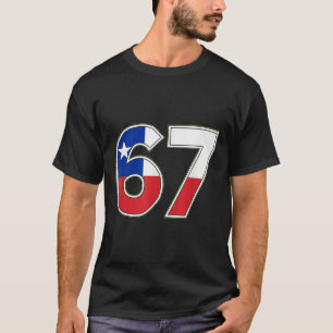 Chile Flag Number 67 Celebration Design T-Shirt