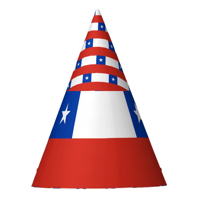 Chile Flag Party Hat (Front)