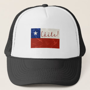 Chile Flag Patrioric Chilean Trucker Hat